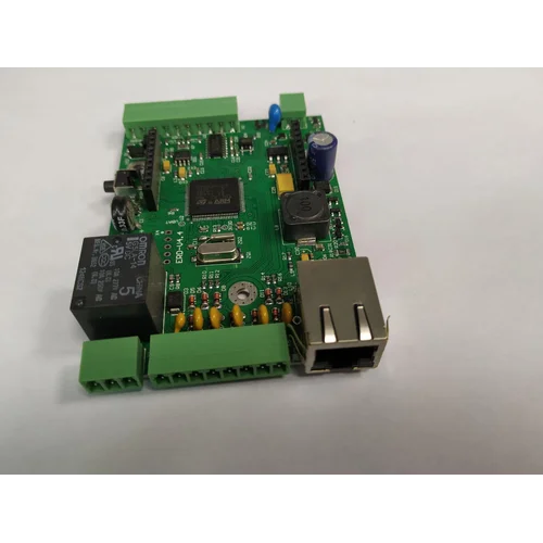 Плата ERD-V4.4 с установленными компонентами, некондиция